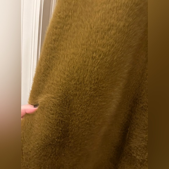 Mango Faux Fur Coat - Picture 7 of 9